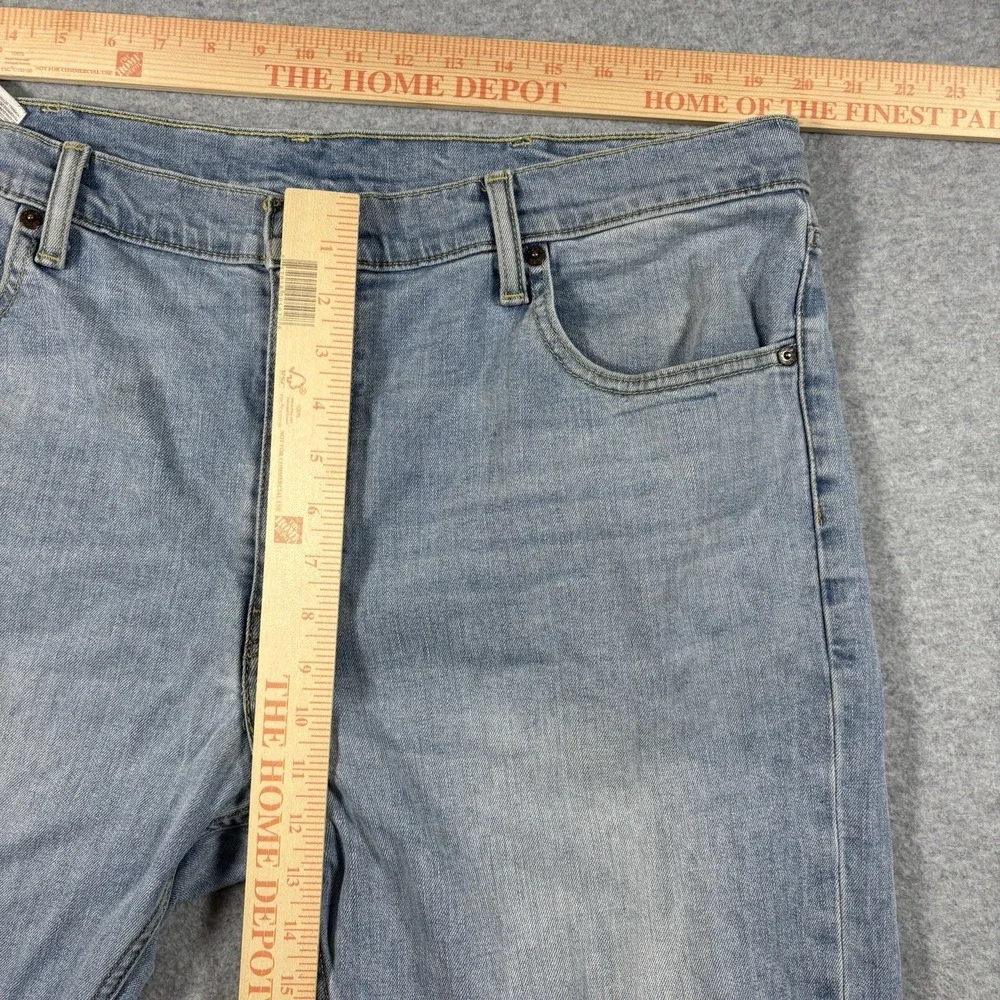Levi's 527 Slim Bootcut Jeans Mens 40x32 Light Wash Denim Pants Western Cowboy